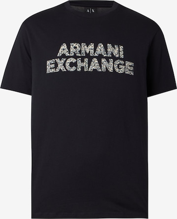 mėlyna ARMANI EXCHANGE Marškinėliai: priekis