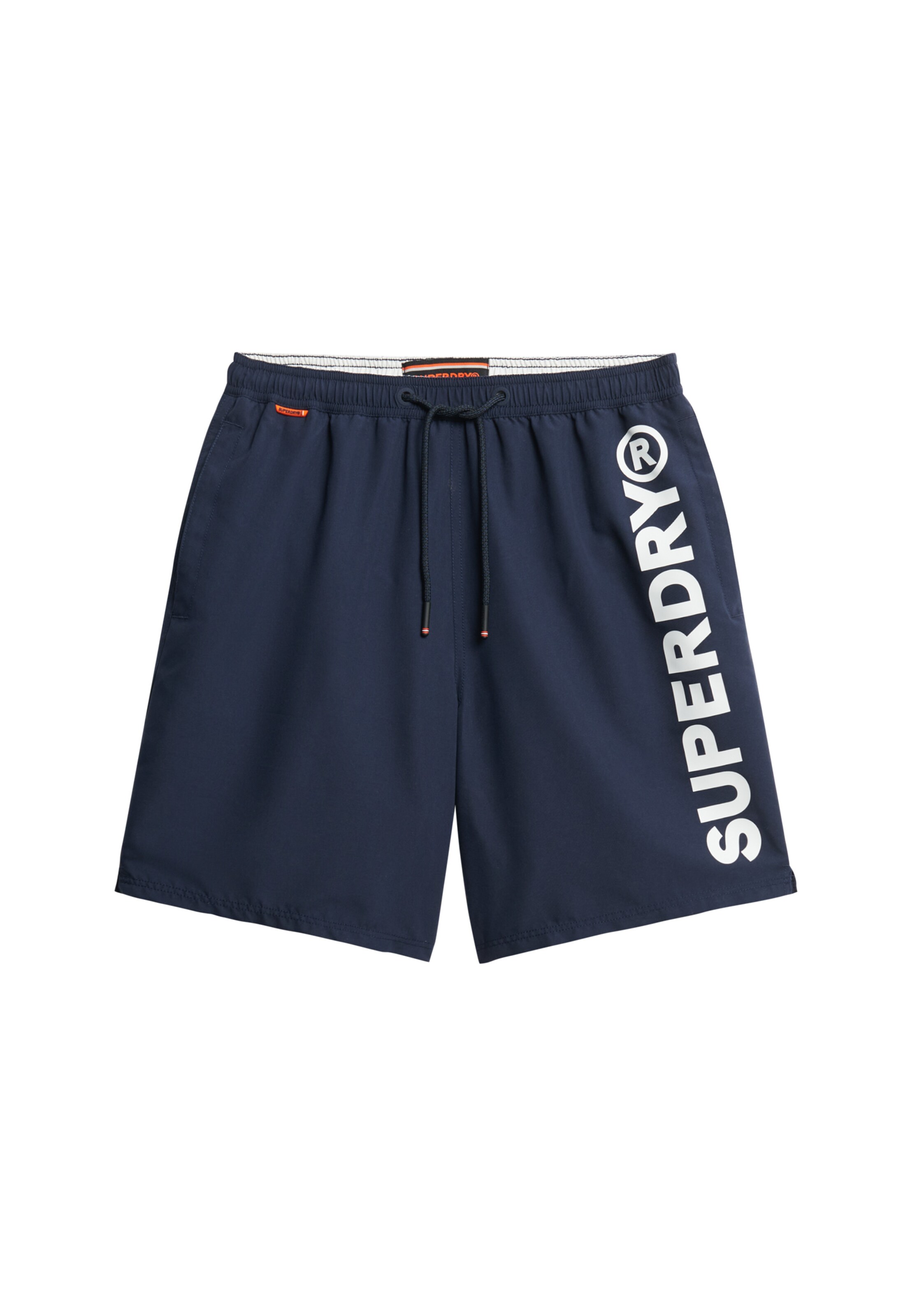 Shorts de bain Superdry en bleu : devant