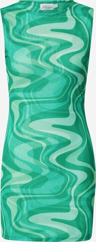 NA-KD Letní šaty – zelená: přední strana