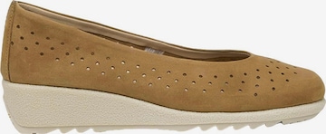 Desa Slipper in Braun: Vorderseite