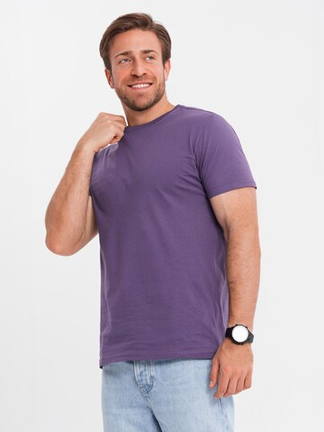 Ombre Shirt 'OM-TSBS-0146' in Purple: front