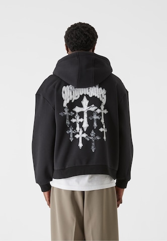 MJ Gonzales Sweatshirt 'Faded Faith' in Zwart: voorkant