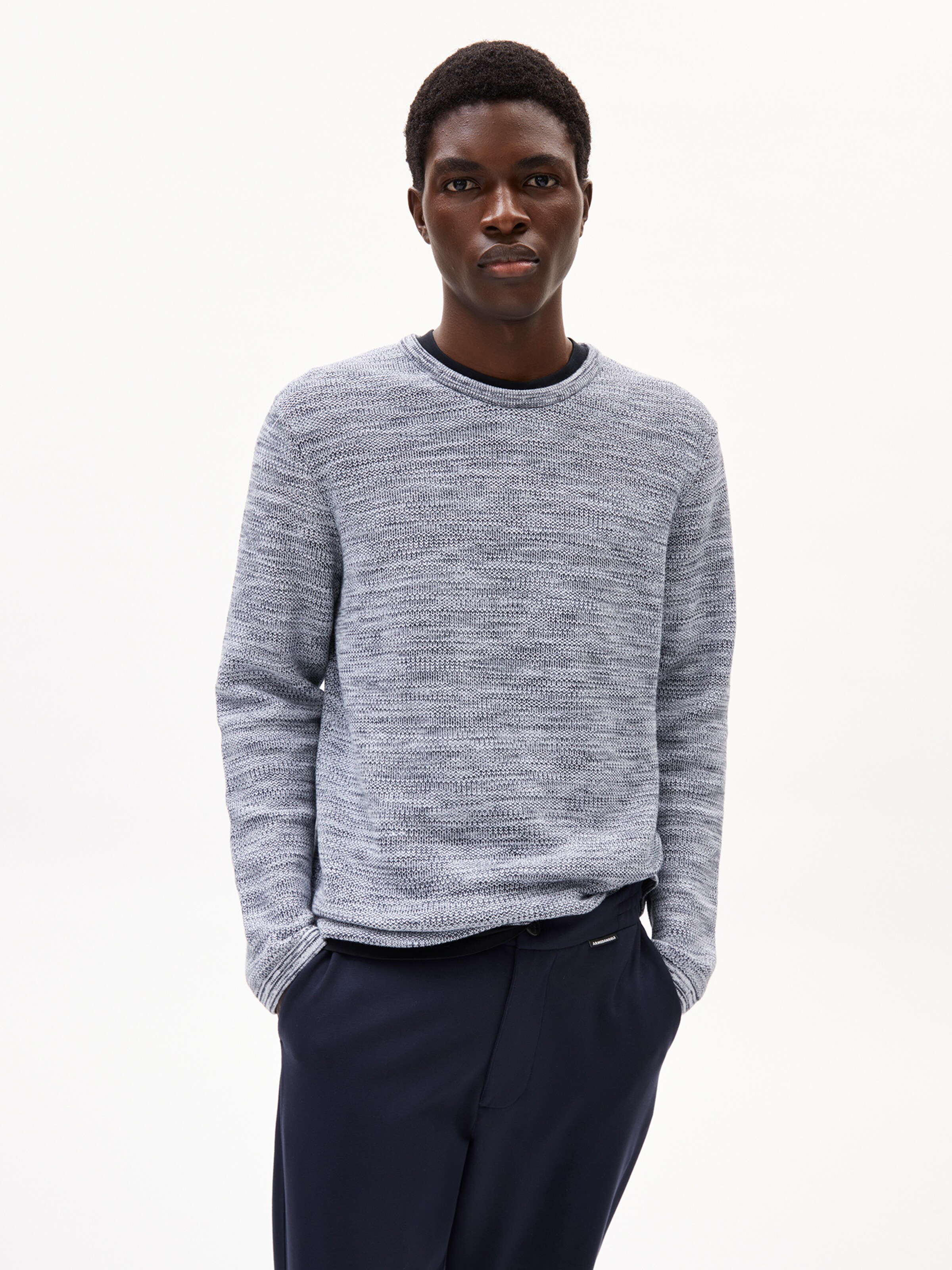 ARMEDANGELS Strickpullover ' TOLAA ' in Blau: Vorderseite