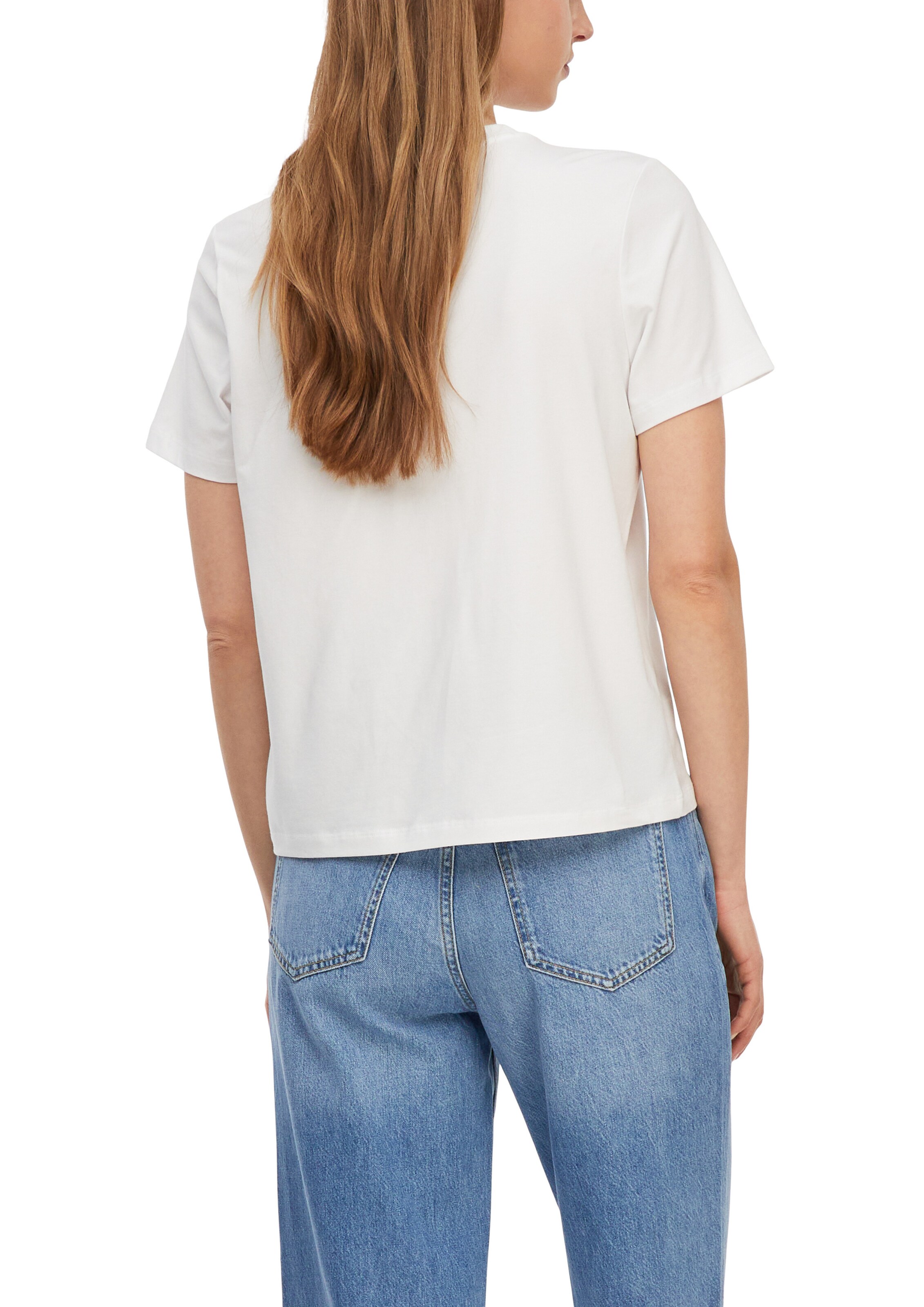 T-shirt COMMA en blanc