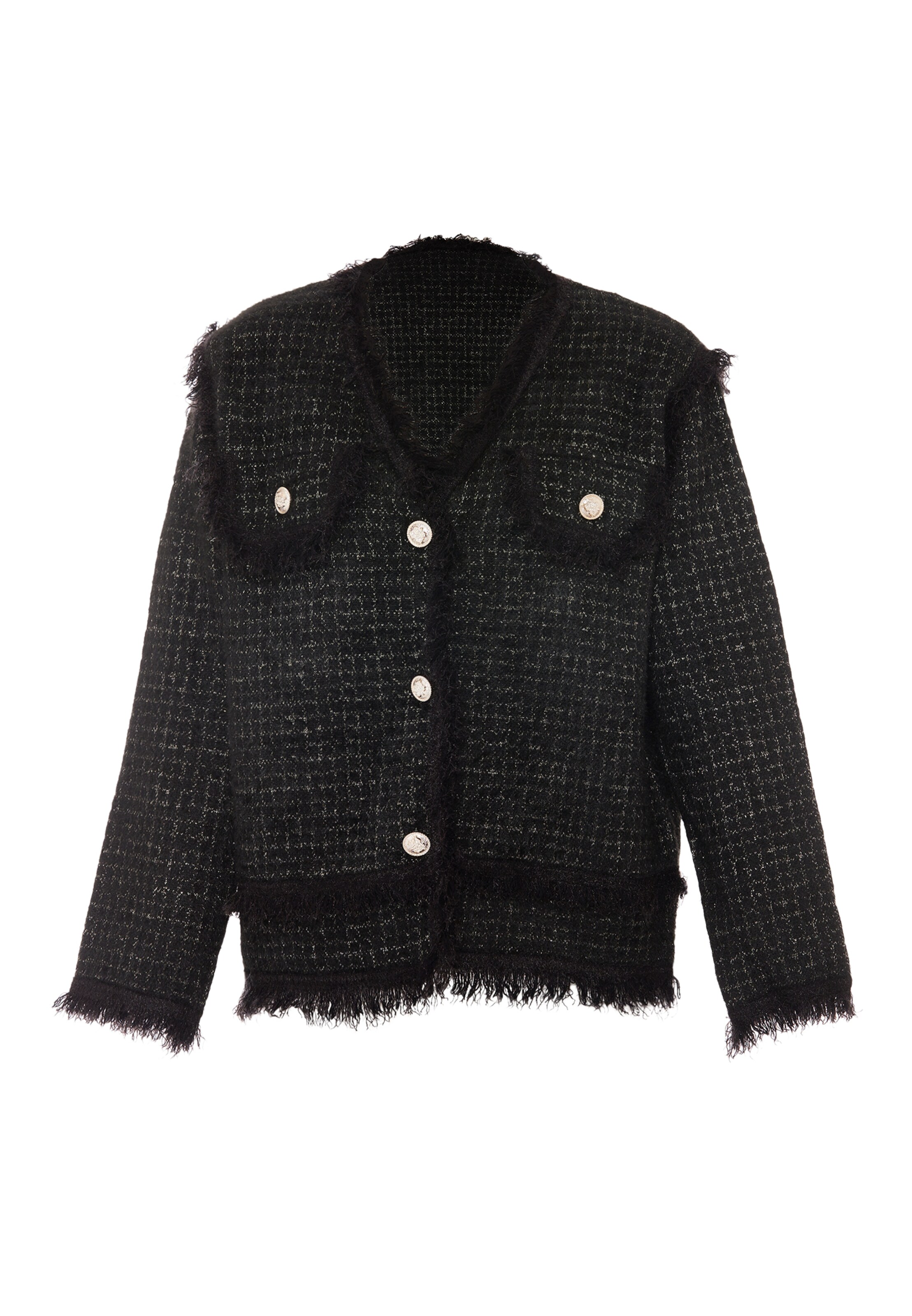 ALARY - Casaco de malha em preto: frente