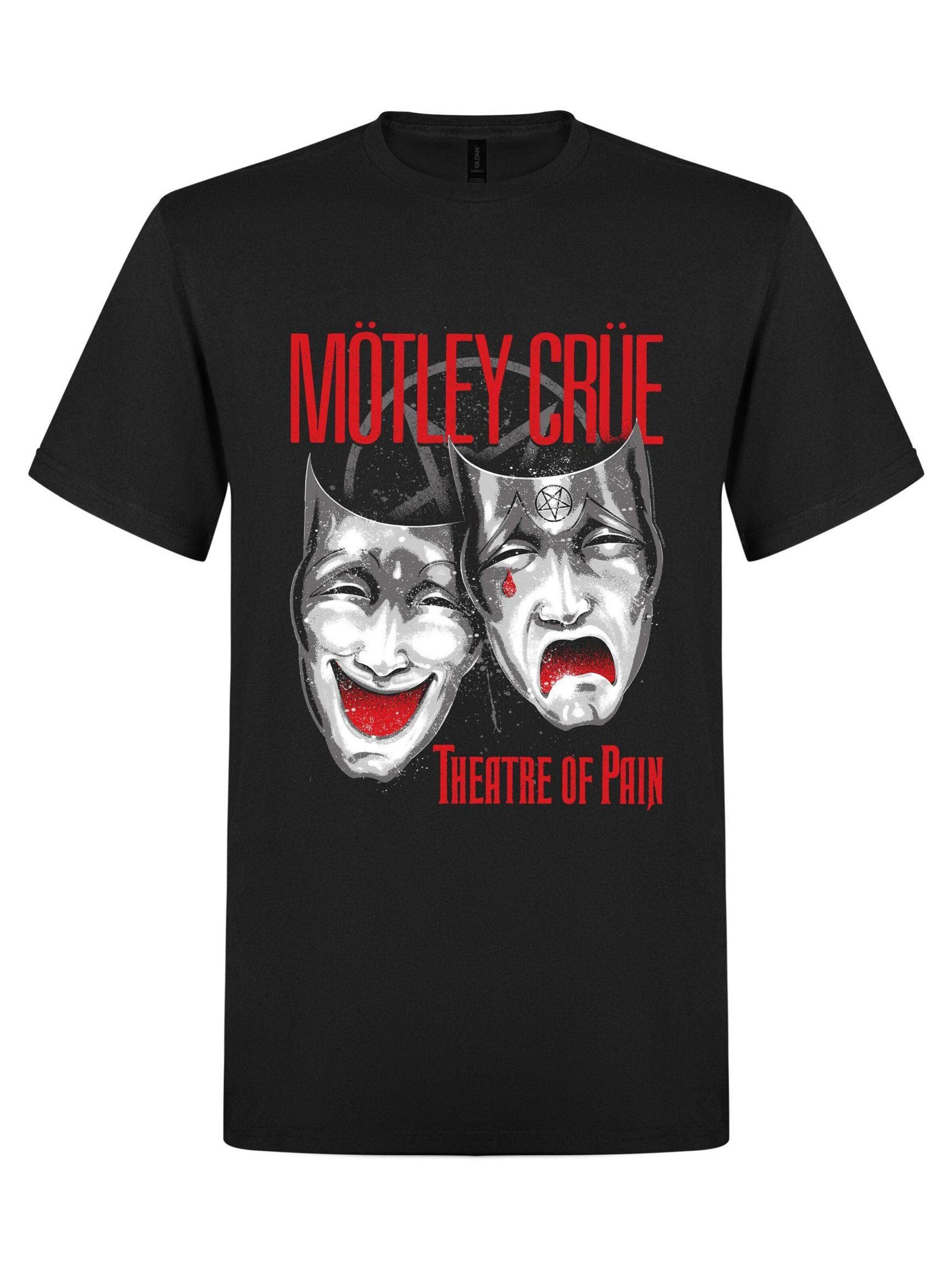 Mötley Crue Shirt 'Mötley Crue Theatre of Pain T-Shirt' in Black: front