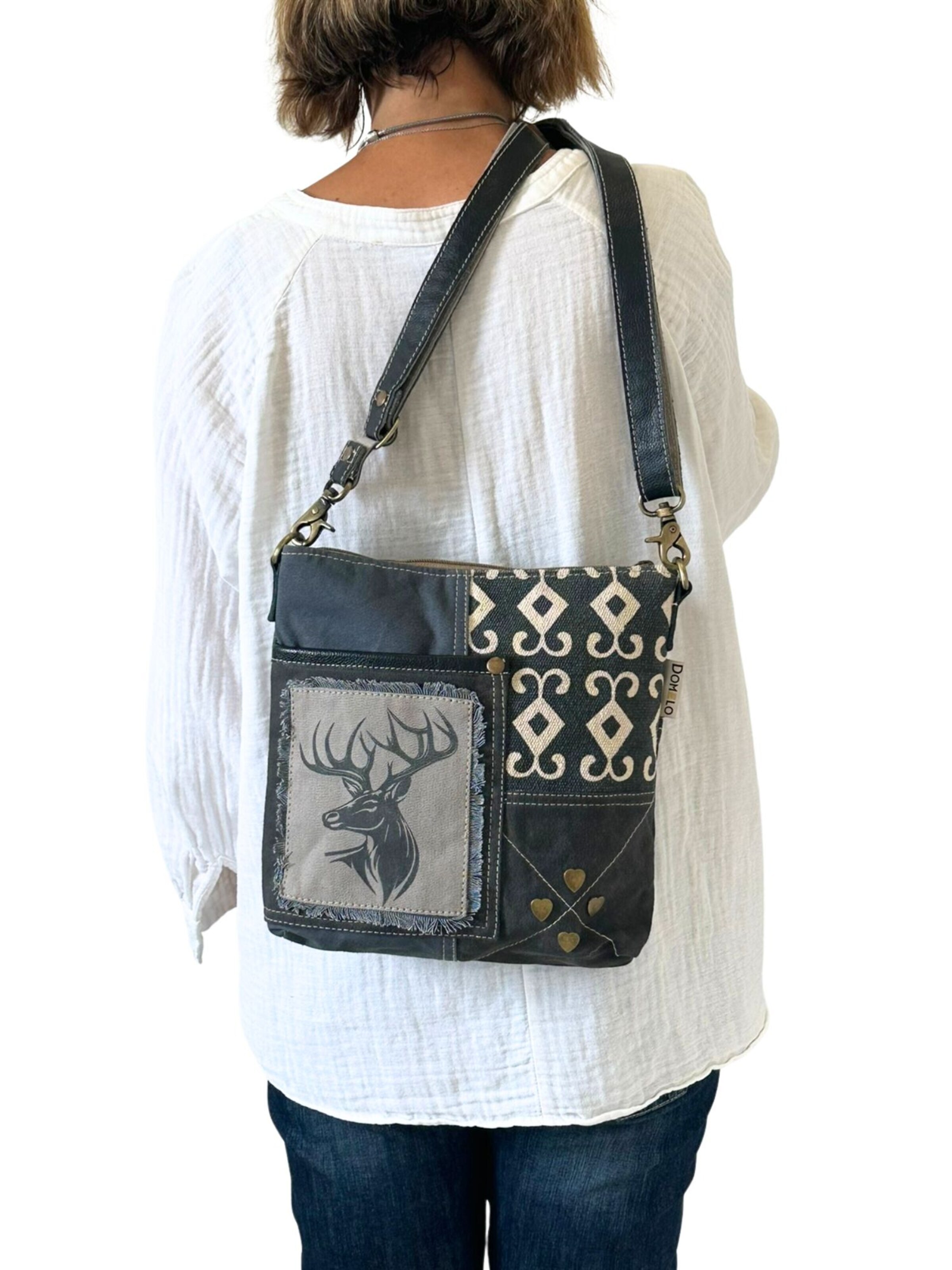 DOMELO Crossbody Bag 'Domelo' in Black