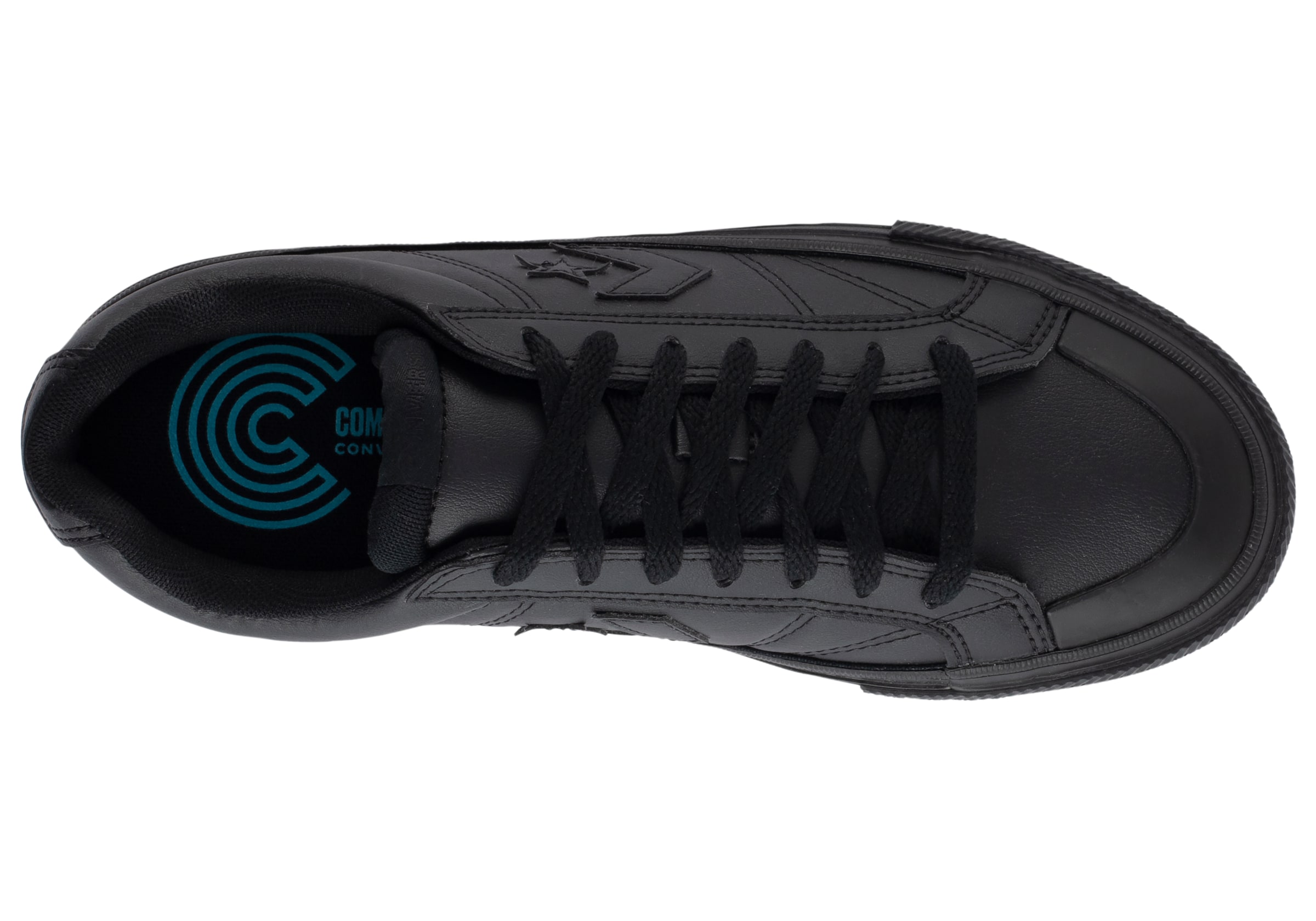 CONVERSE Rövid szárú sportcipők - fekete