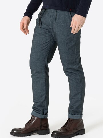 TIMEZONE Slim fit Pleat-Front Pants 'Charly' in Blue: front
