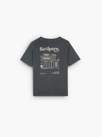 Scalpers Funkční tričko ' ' – šedá