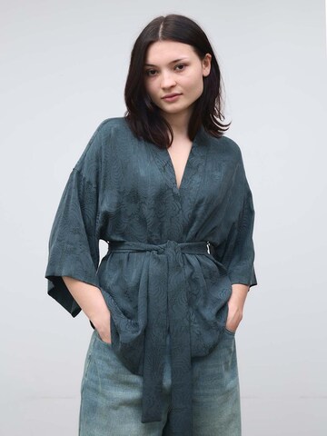 Yahmo Kimono 'Gerda' in Blauw