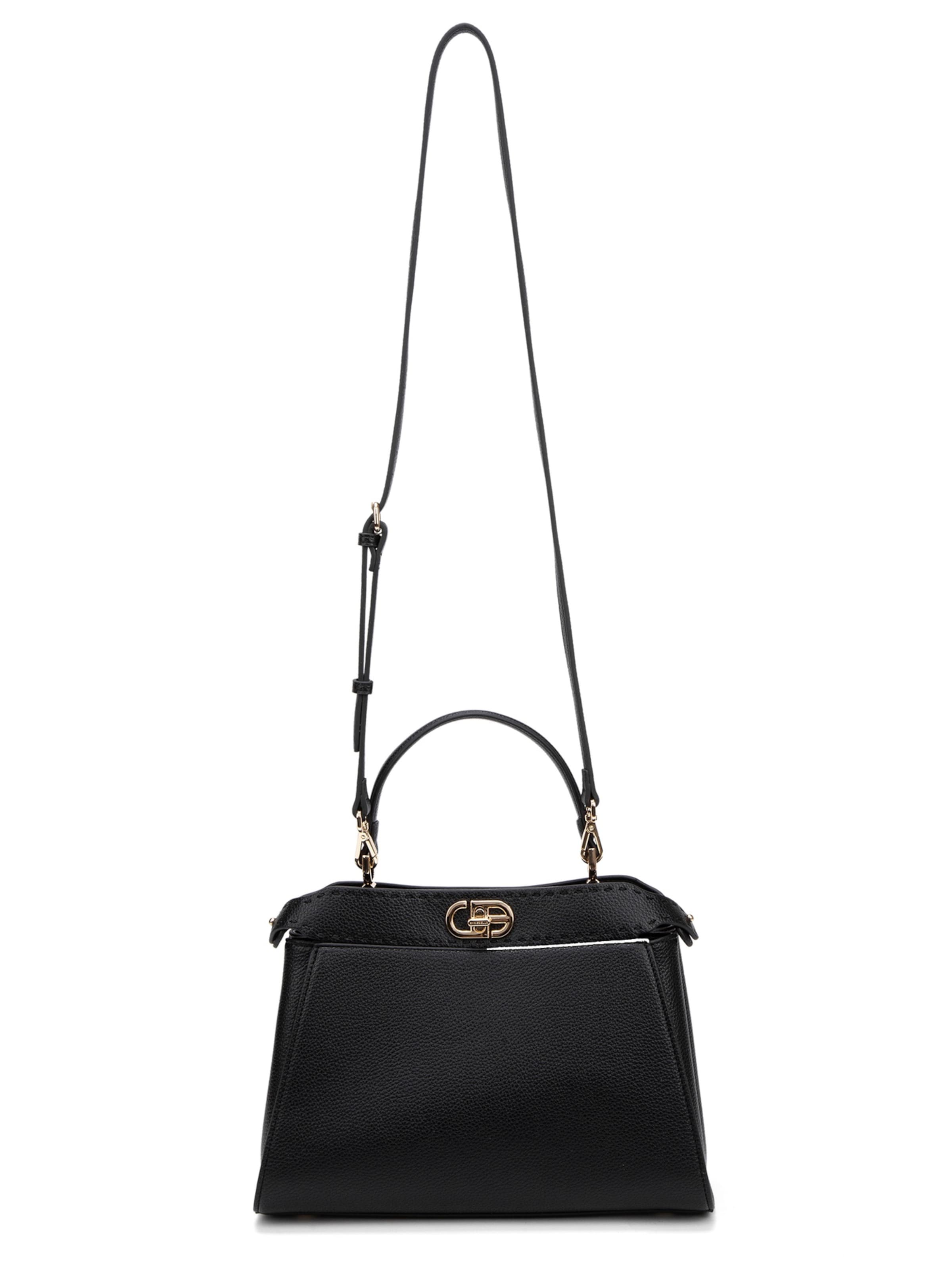 Chrisbella Handbag in Black: front