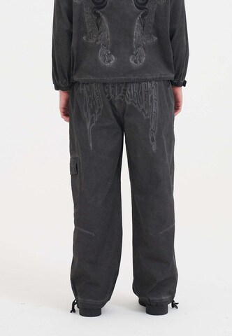 Ed Hardy Baggy Cargojeans i grå