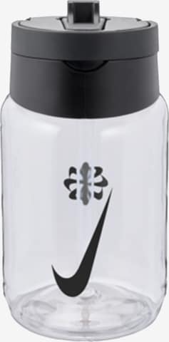 NIKE Drinking Bottle in Transparent: front