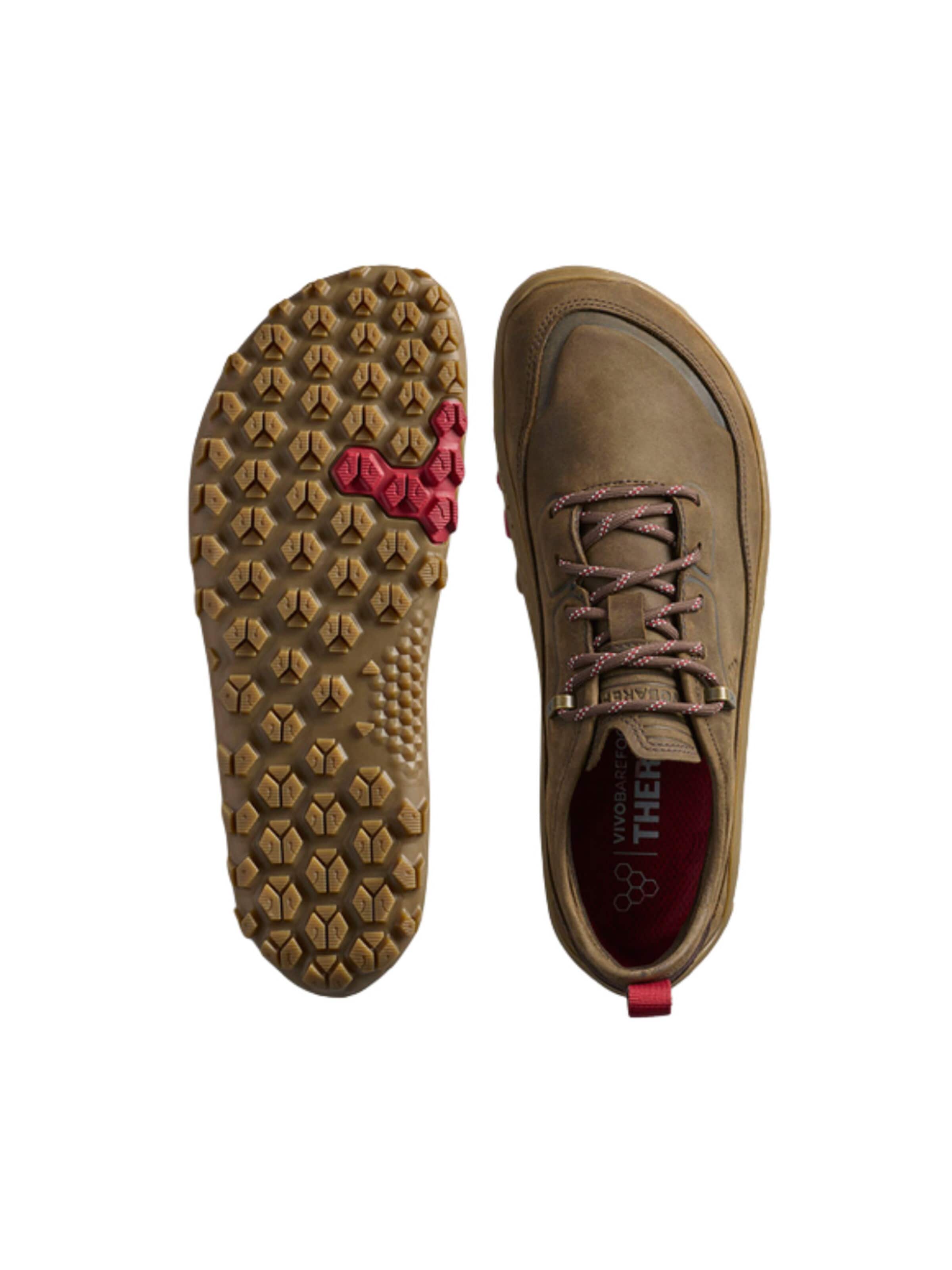 Scarpa bassa 'TRACKER LEATHER AT LOW II' di Vivo Barefoot in marrone