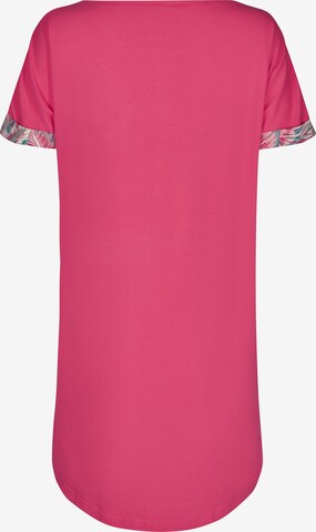 Skiny Damen Sleepshirt kurzarm in Lila