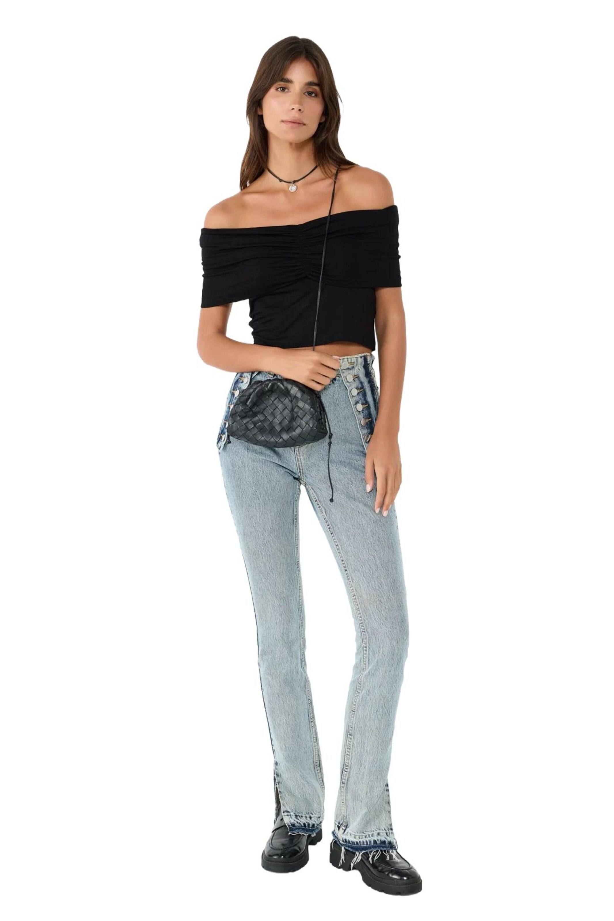 No Matter What Top in Zwart