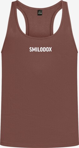 Smilodox Shirt 'Paul' in Bruin: voorkant