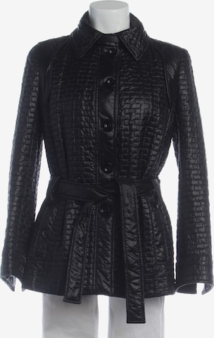 Salvatore Ferragamo Übergangsjacke S in Schwarz: Vorderseite