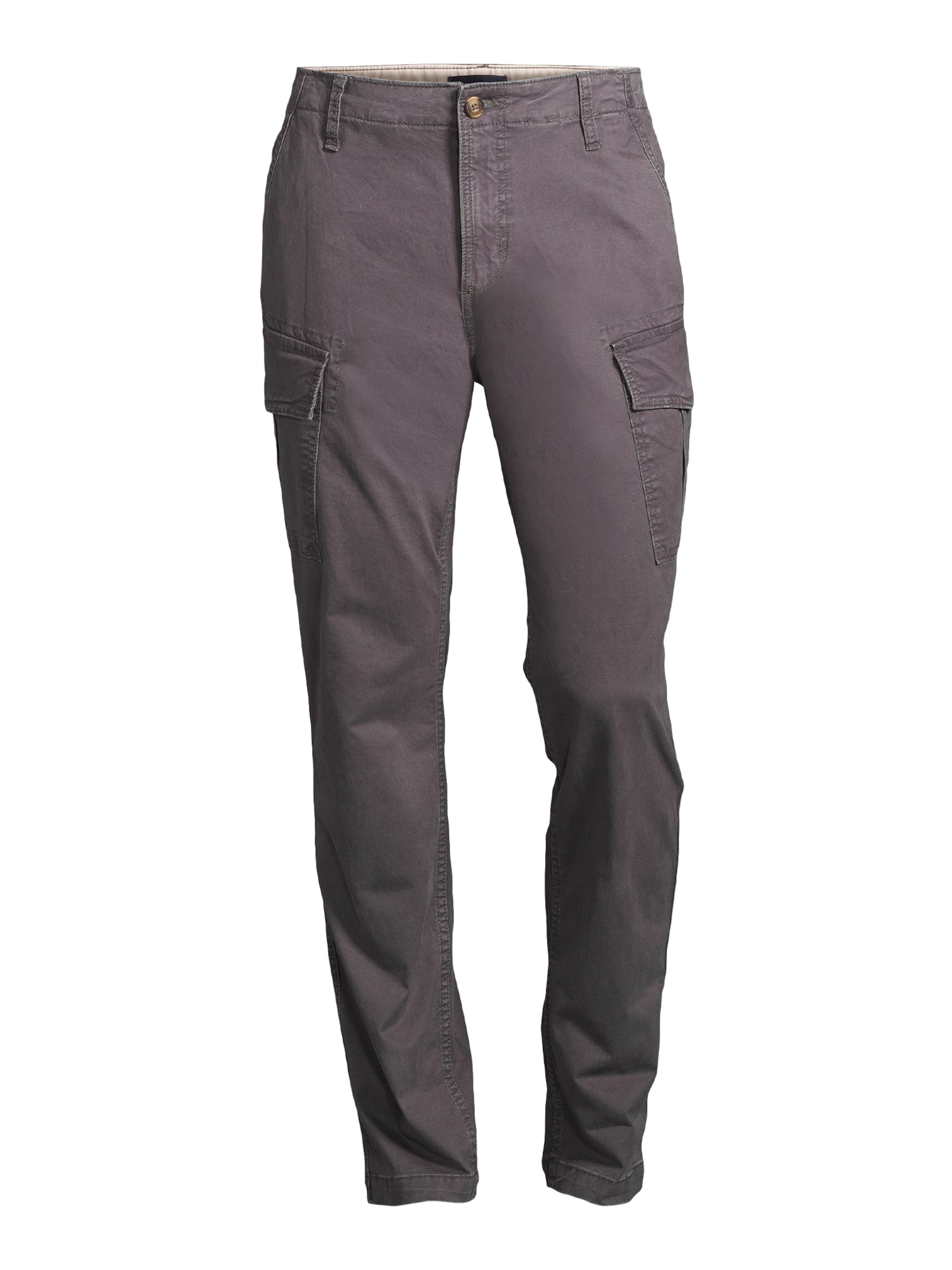 AÉROPOSTALE Klapptaskutega püksid, värv hall: eest vaates