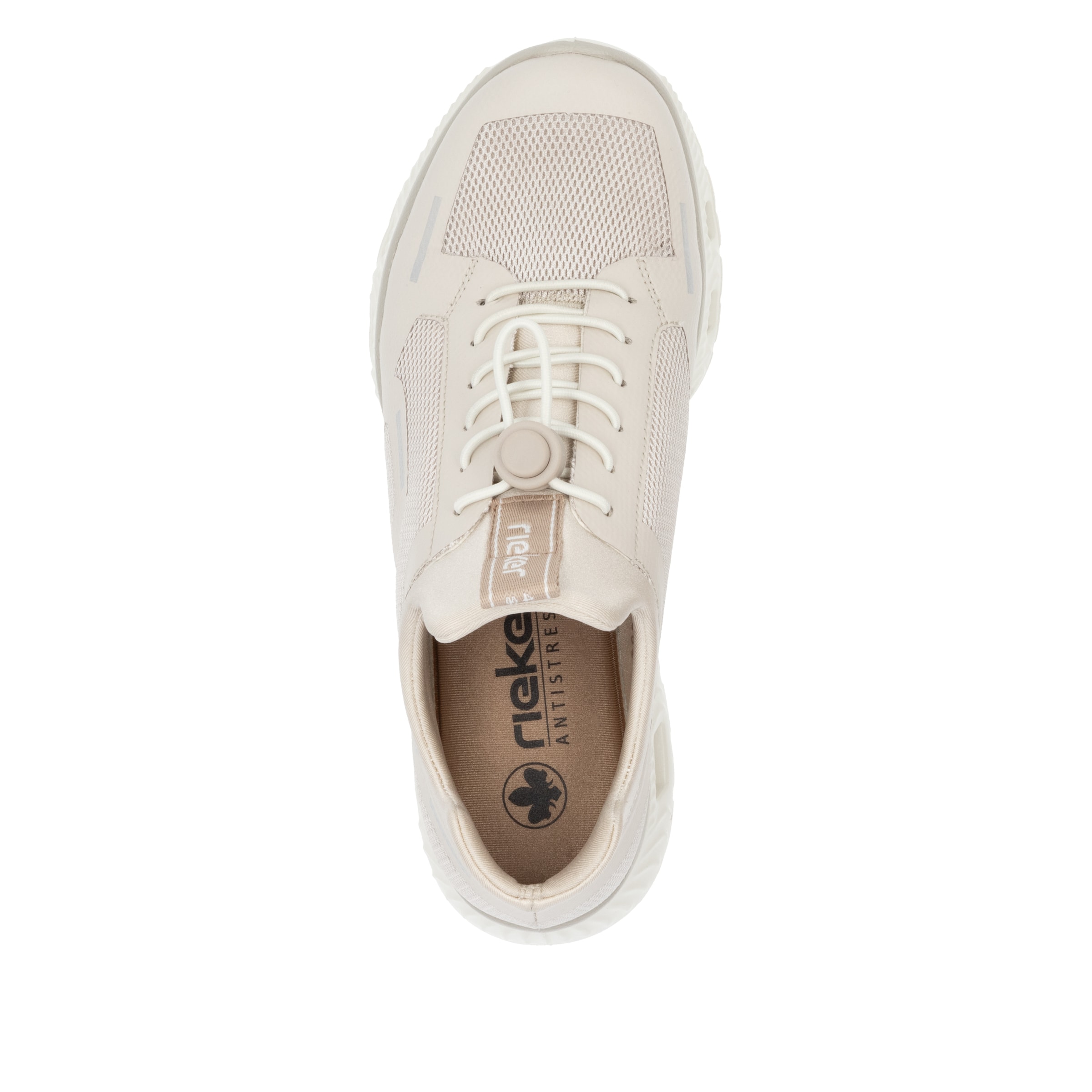 Chaussure de sport à lacets Rieker en beige