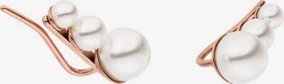 PURELEI Boucles d'oreilles 'Finesse' en or rose / blanc, Vue avec produit
