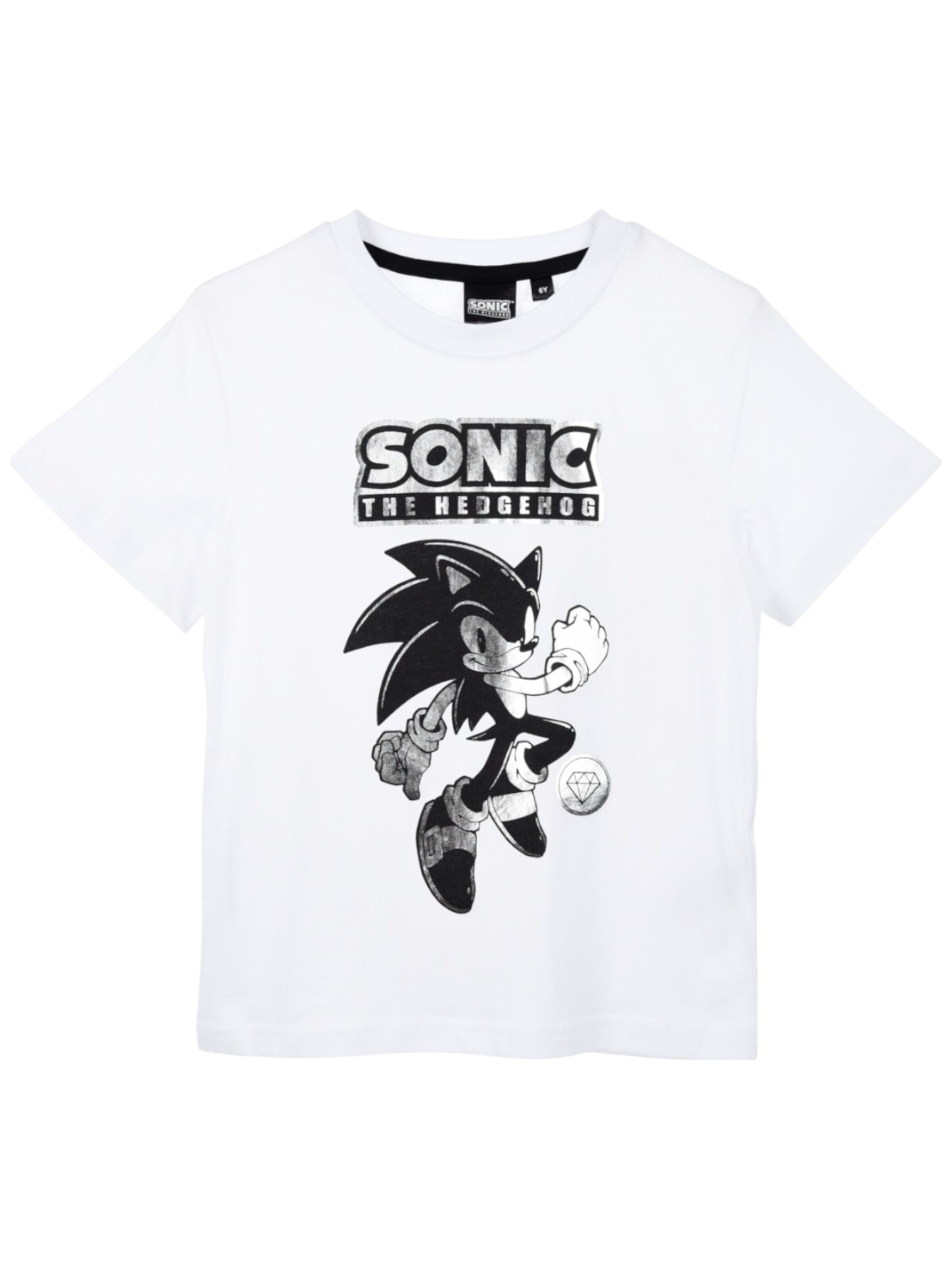Sonic Shirt‌‌‌‌ in Weiß: Vorderseite