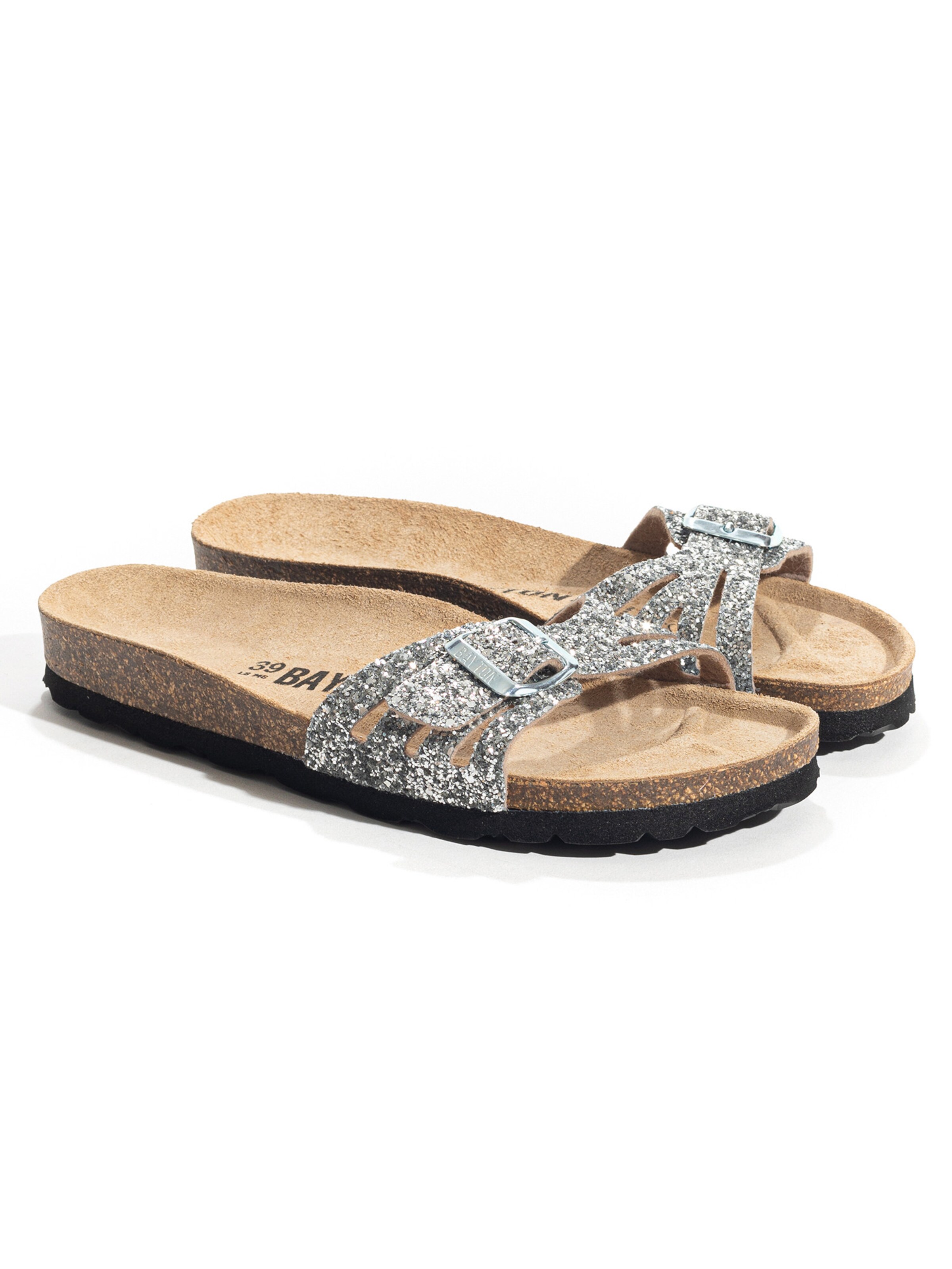 Bayton Pantofle 'ANITA' – stříbrná