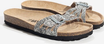 Bayton Pantolette 'ANITA' in Silber