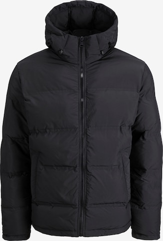 JACK & JONES Winter Jacket in Black: front