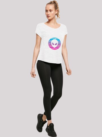 F4NT4STIC Shirt 'Alien Kopf' in Wit