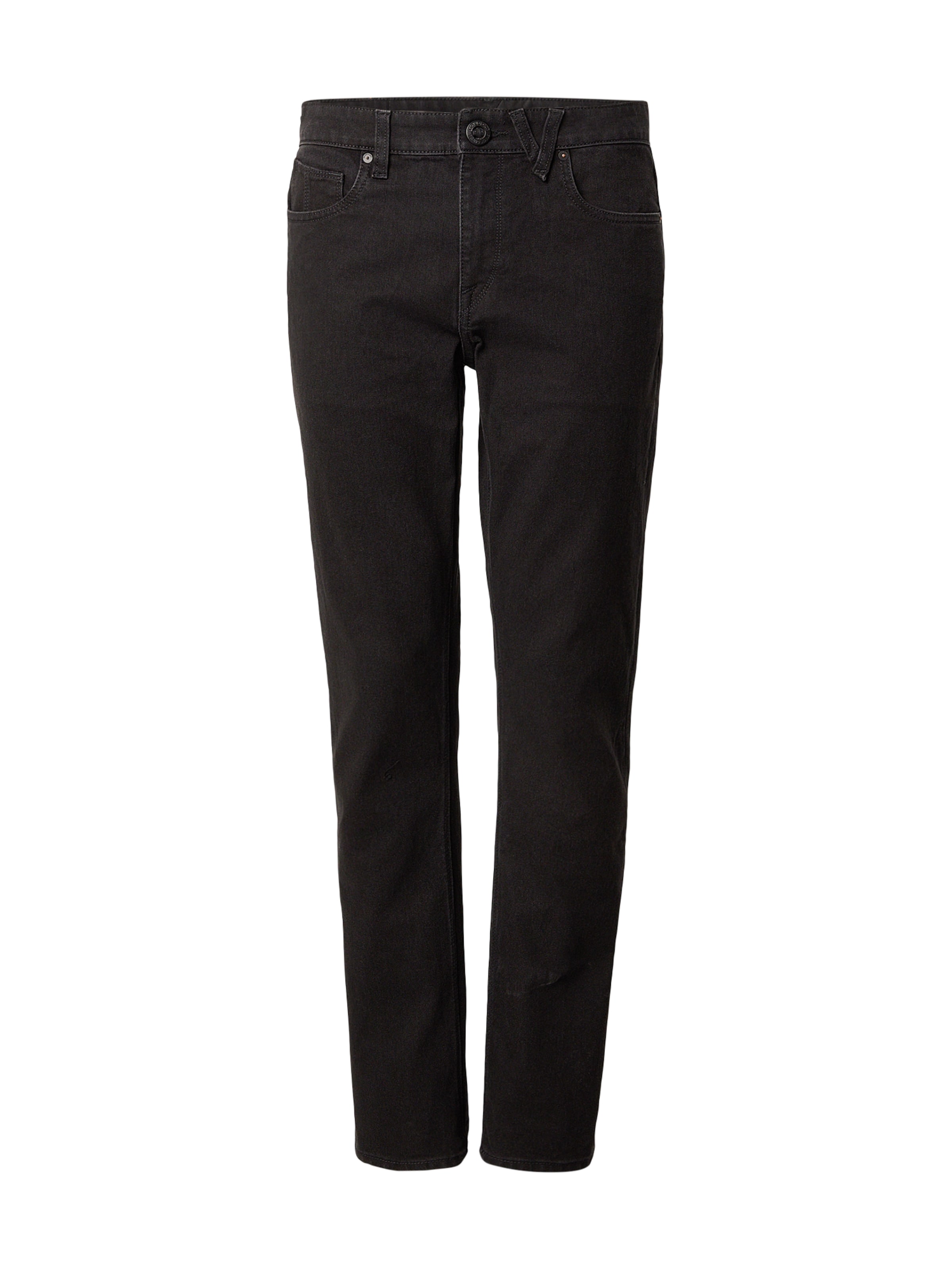 Jean 'SOLVER' Volcom en noir : devant