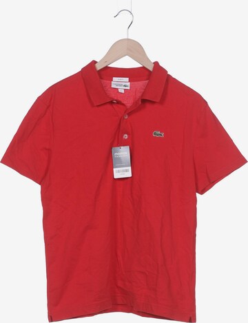 Lacoste Sport Shirt in L-XL in Red: front