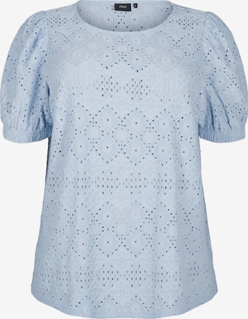 Zizzi Bluse 'CASISI' i blå: forside