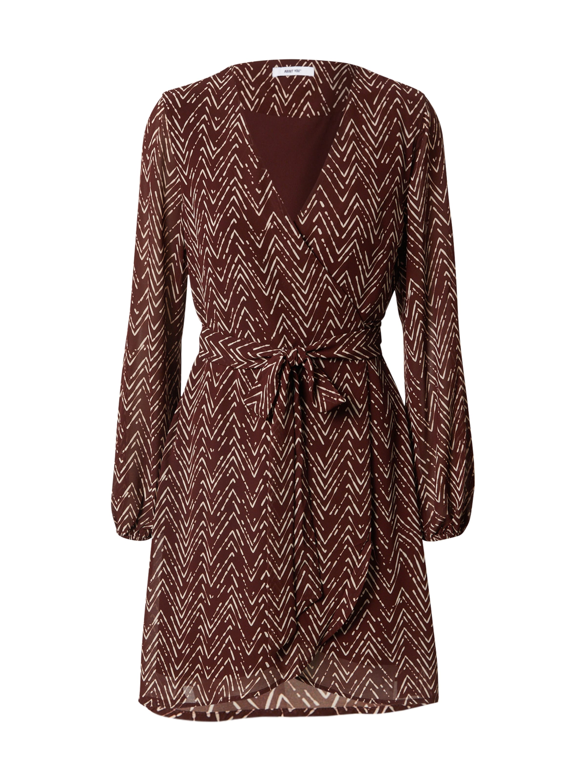 ABOUT YOU Šaty 'Louisa' – hnědá: přední strana