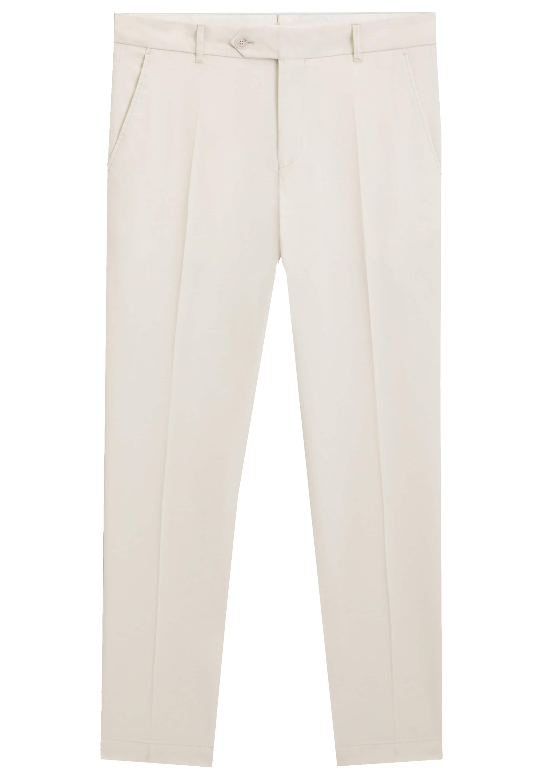 BOSS Tapered Hose 'Perin' in Weiß: Vorderseite