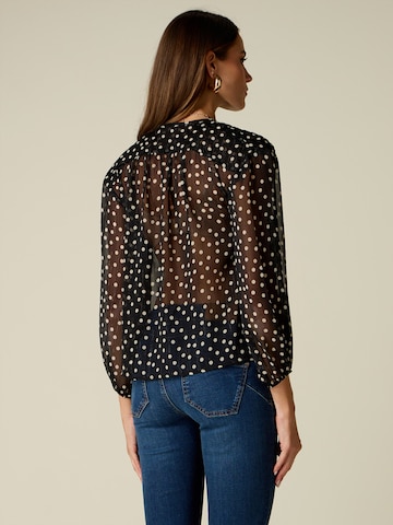 oltre Blouse in Zwart