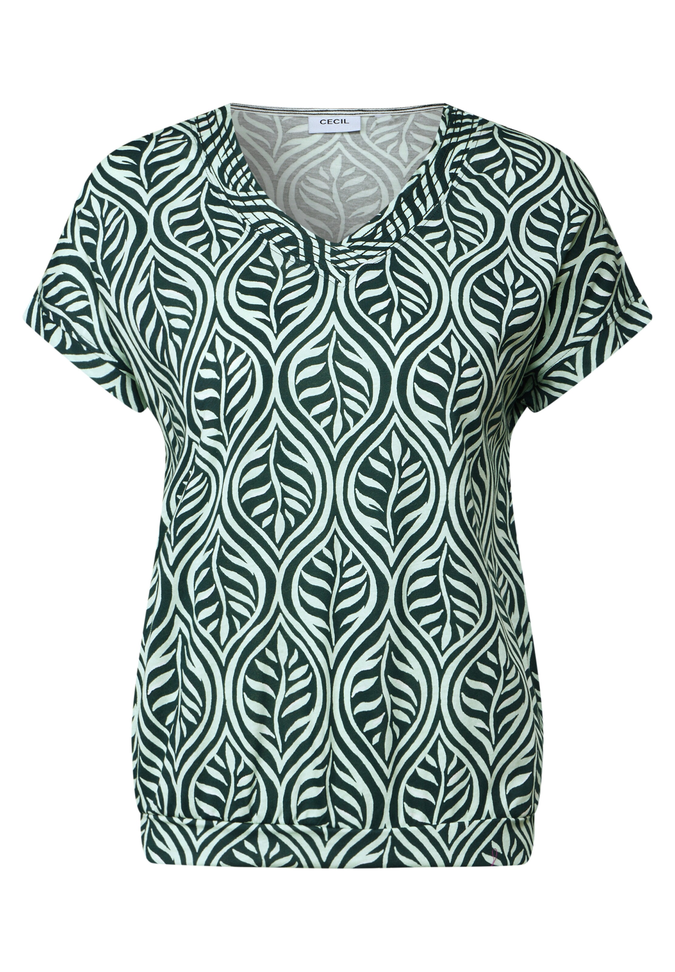 CECIL T-Shirt in Grün: Vorderseite