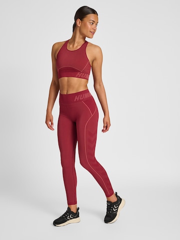 Hummel Bustier Sports-BH 'CHRISTEL' i rød