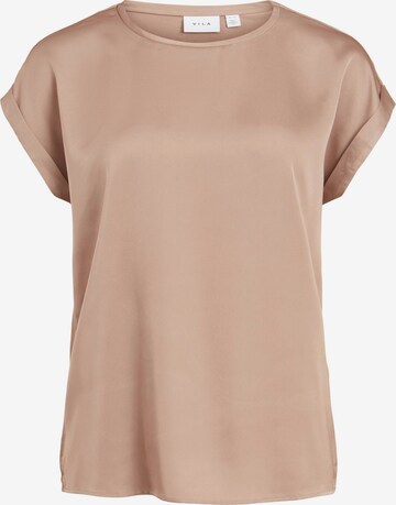 VILA Shirt 'ELLETTE' in Brown: front