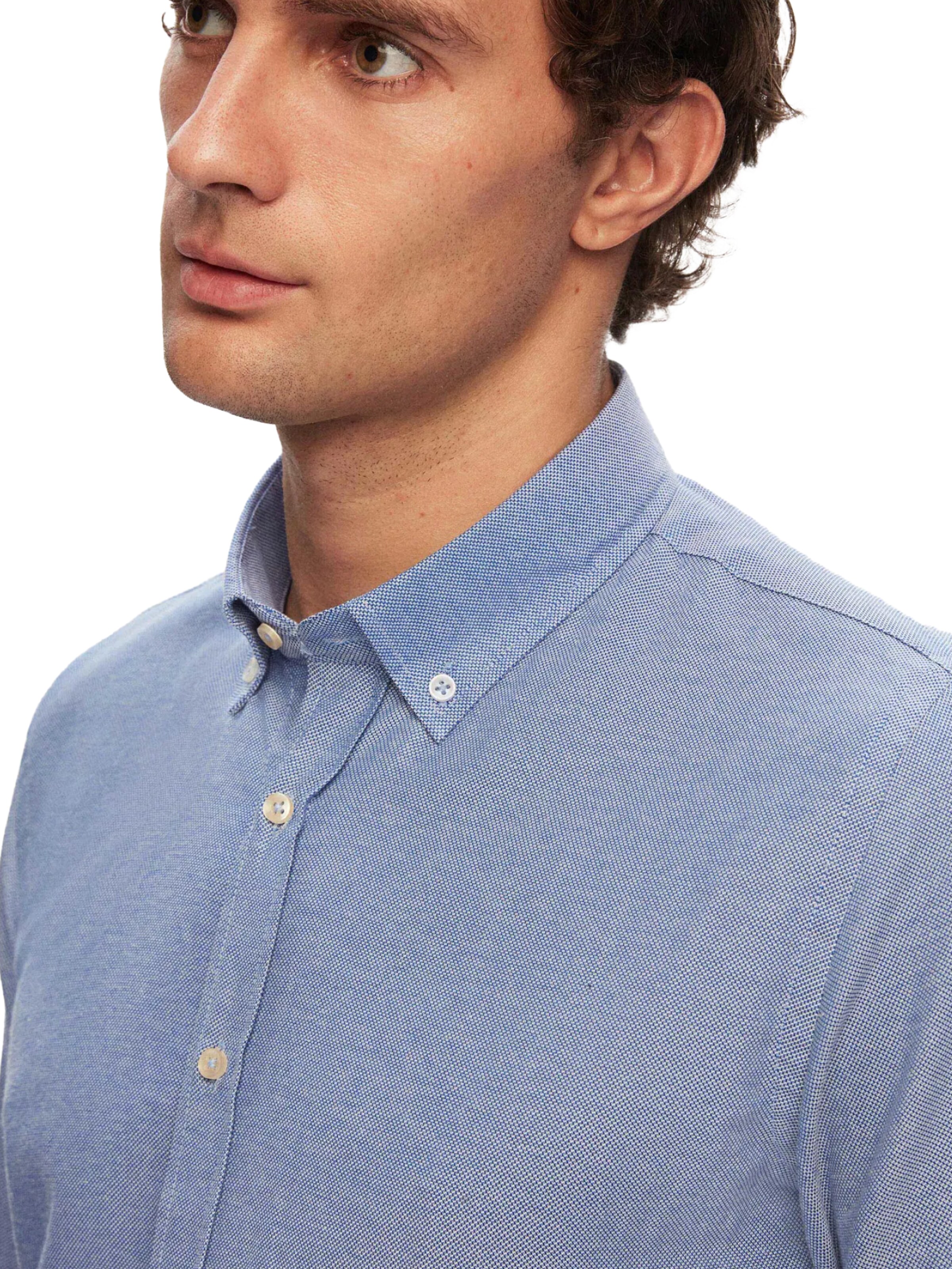 D’S Damat Regular fit Button Up Shirt in Blue