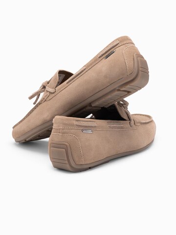 Ombre Moccasins in Beige