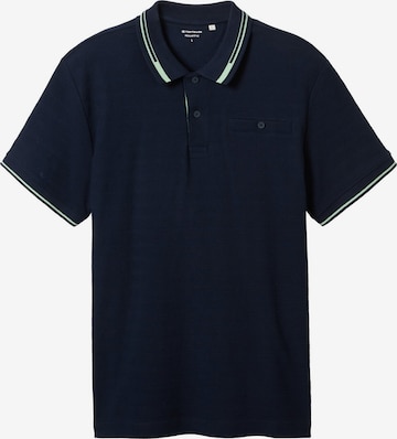 T-Shirt TOM TAILOR en bleu : devant