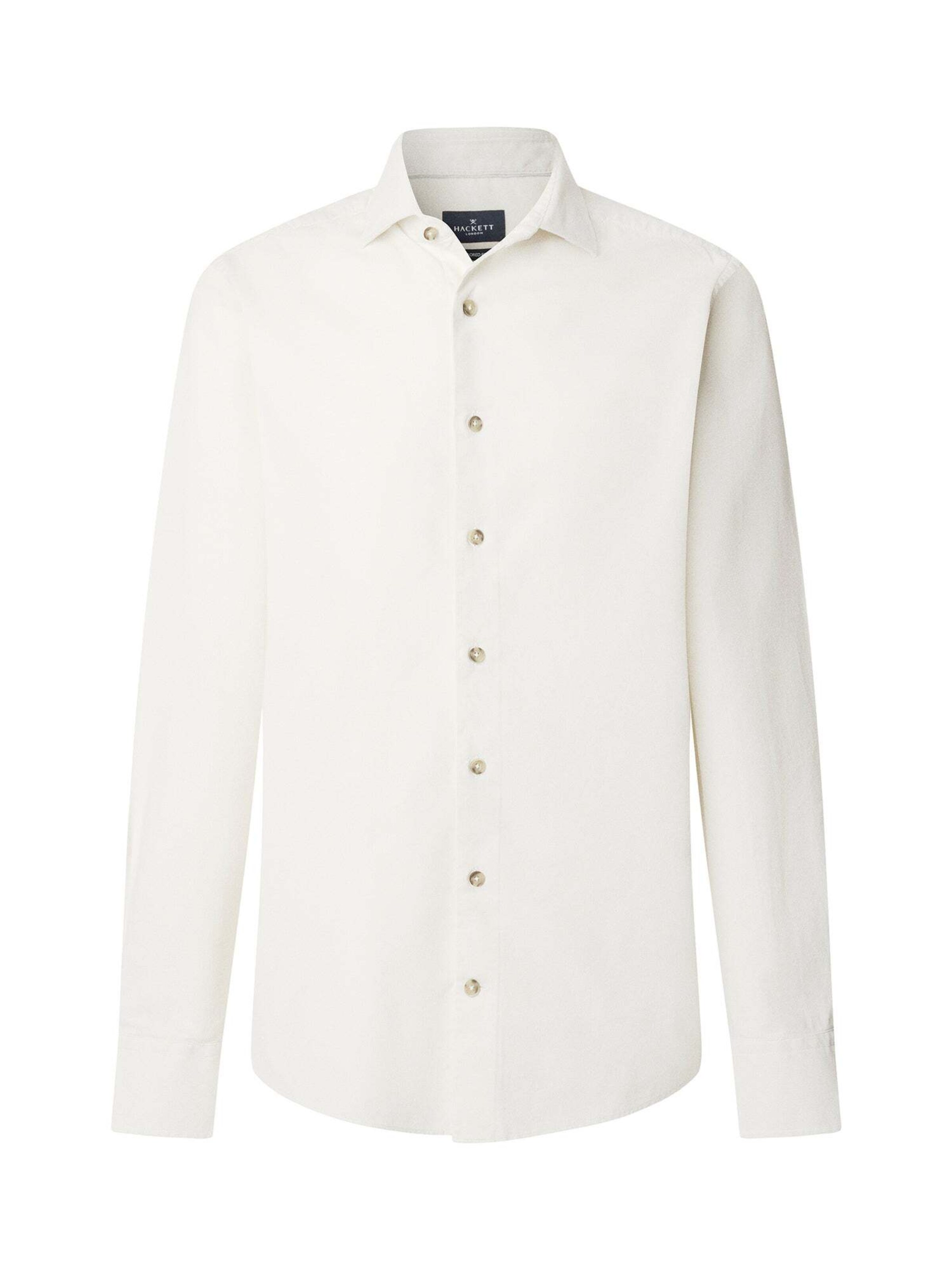 Hackett London Button Up Shirt in White: front