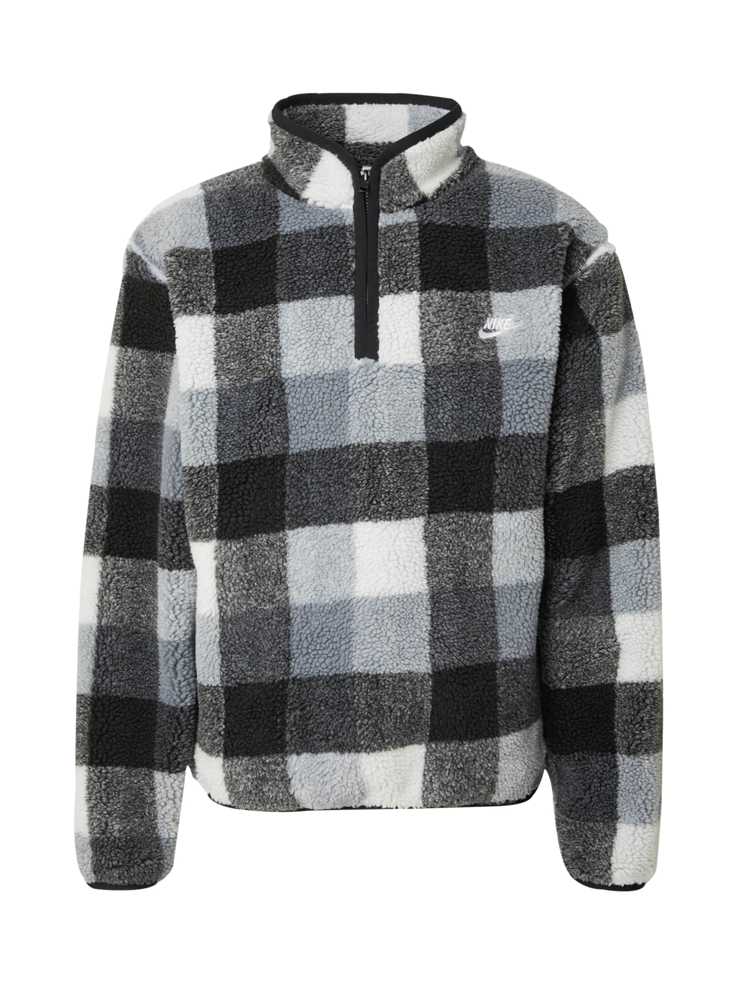 juoda Nike Sportswear Megztinis 'Club': priekis