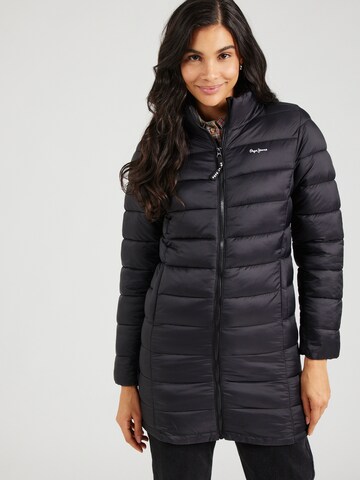 Giacca invernale 'MADDIE' di Pepe Jeans in nero: frontale