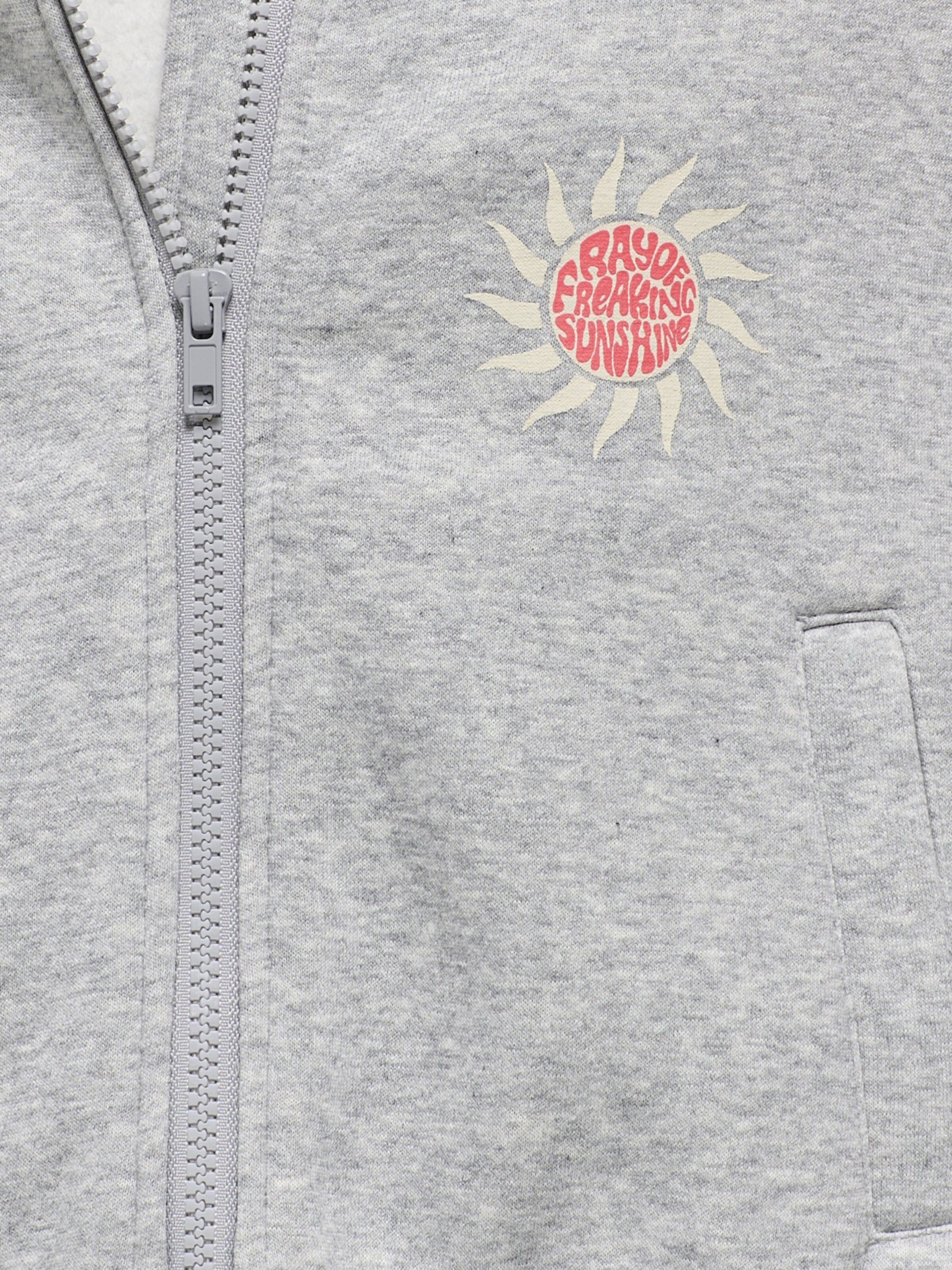 ONLY GIRLS Sweat jacket 'Lovely' in Grey