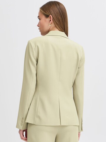 ICHI Slimfit Jackenblazer ' IHLexi ' in Grün