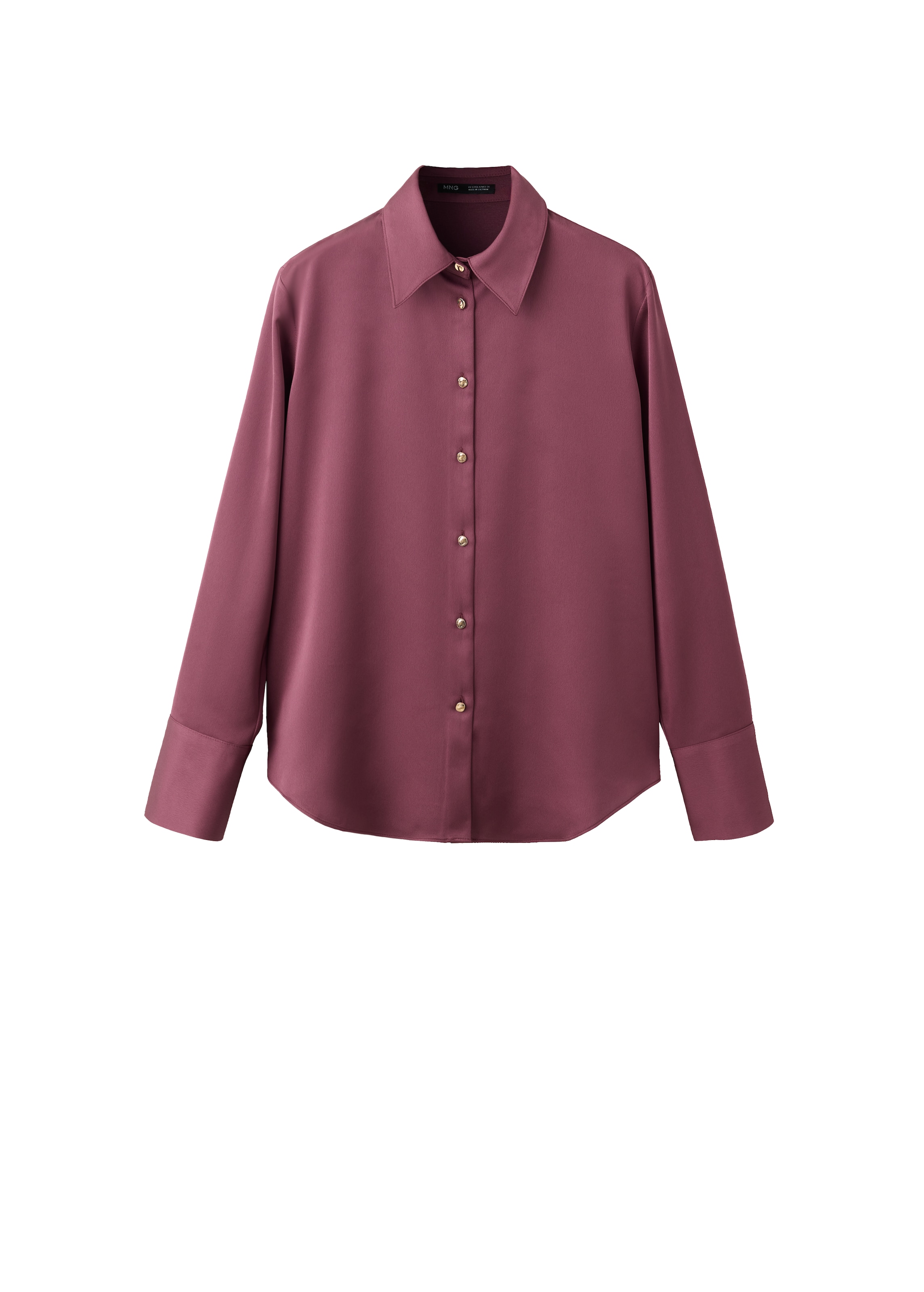 MANGO Blouse 'IDEALE' in Purple: front