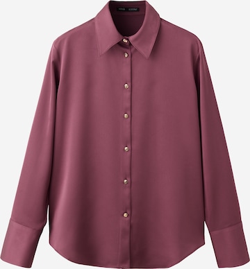 MANGO Pusero 'IDEALE' värissä lila: etupuoli